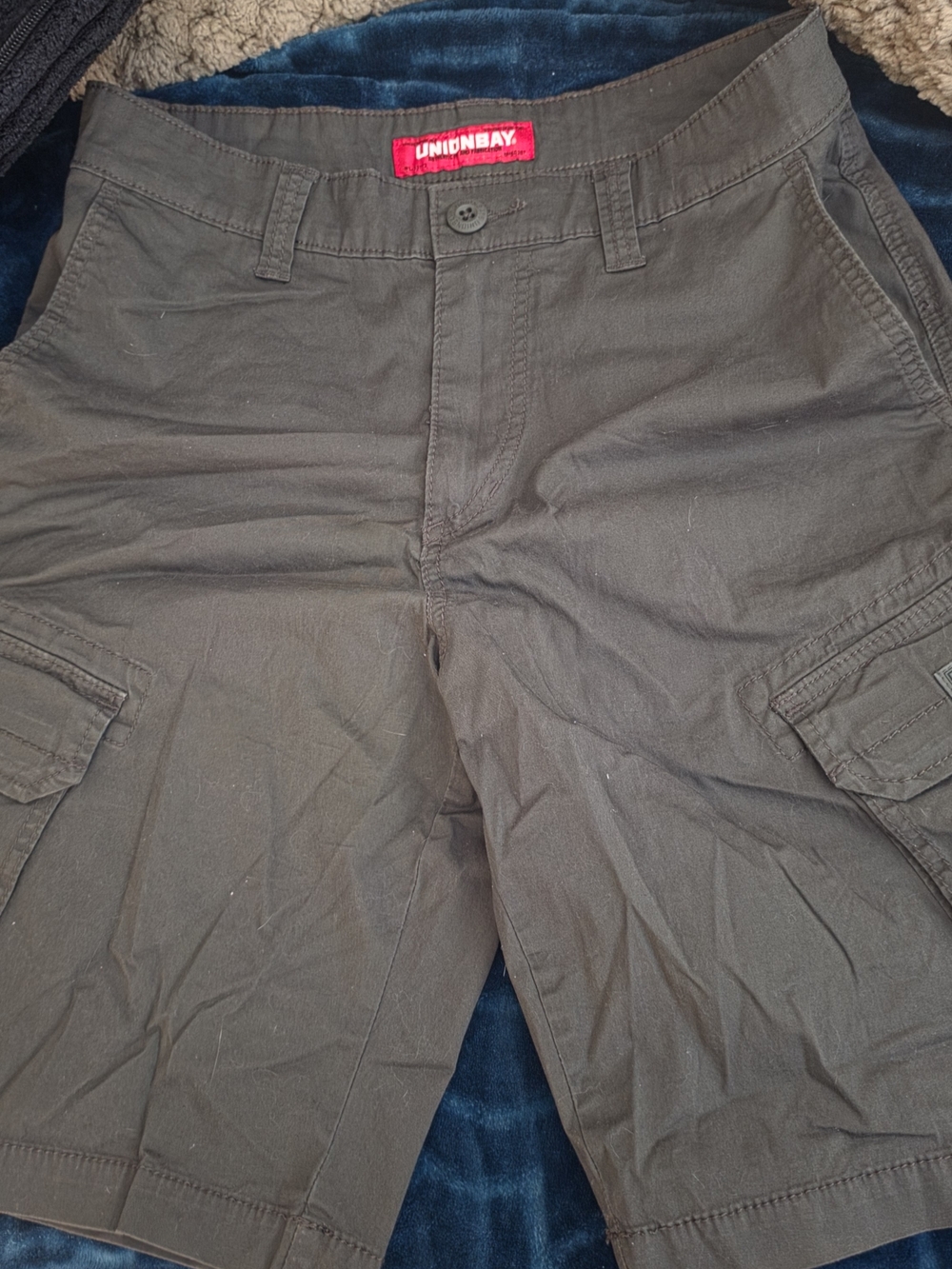 UNIONBAY Gray Green Cargo Shorts